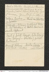 Seite 44, Umschlag mit Fotografien und losen beschriebenen Seiten, Beilage 1 zu "Palästina (Tagebuch)" (NHMW-PRAE-BBB-80-Beilage-1)